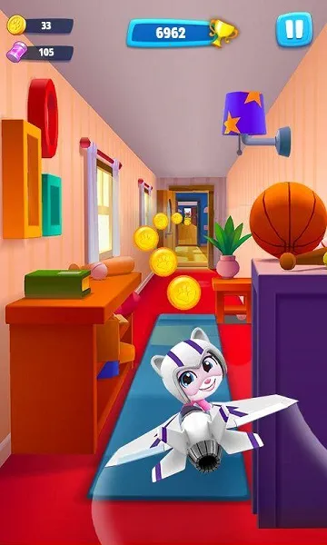 汤姆猫空中小队无限金币钻石版截图