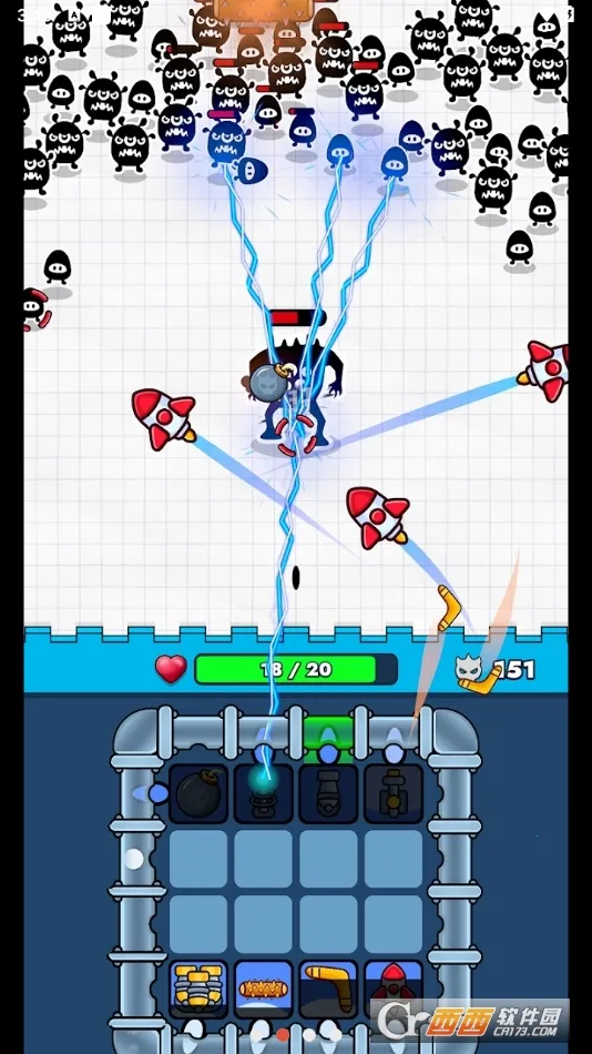 弹跳防御免广告截图