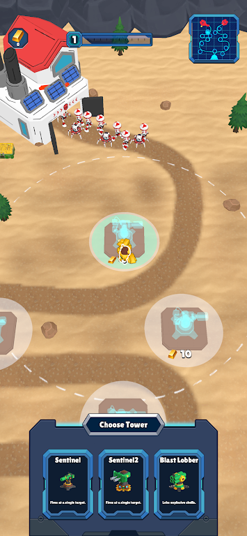 铁血军团：AI反击战(防御塔战斗游戏)截图