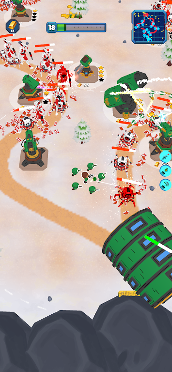 铁血军团：AI反击战(防御塔战斗游戏)截图