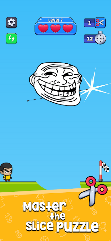 切割挑战：得分(切割建造益智游戏)截图