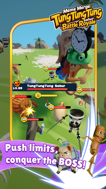 咚咚合成：斋月对决(表情包大乱斗游戏)截图