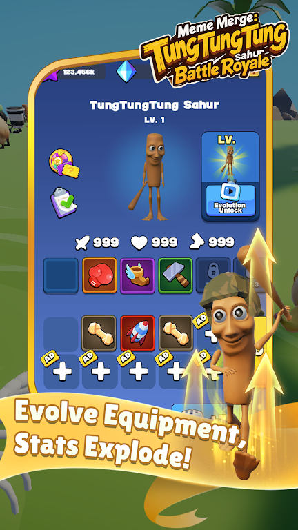 咚咚合成：斋月对决(表情包大乱斗游戏)截图