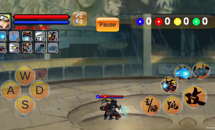 mugen火影乱斗(像素格斗游戏)截图