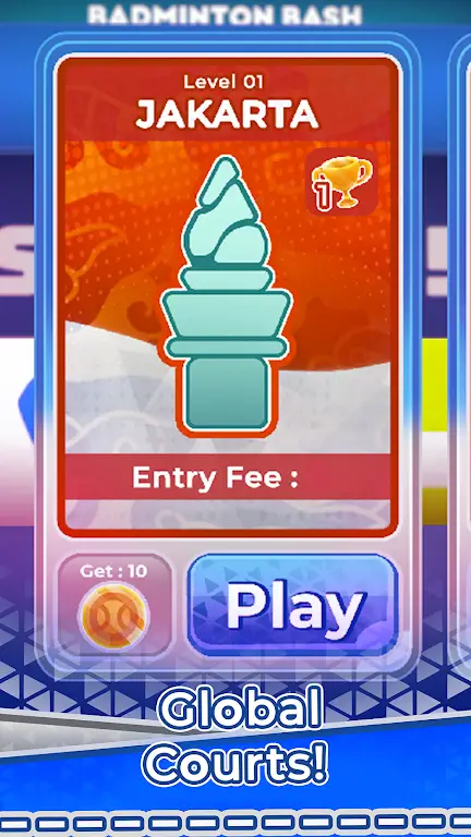 羽毛球狂欢(3D羽毛球游戏)截图