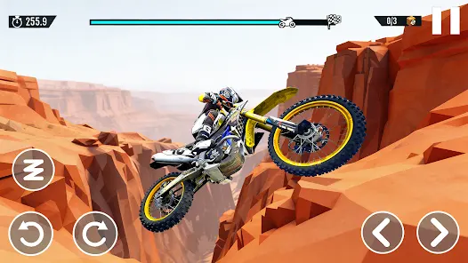 交通特技：越野摩托车赛大量金币(越野摩托特技游戏)截图