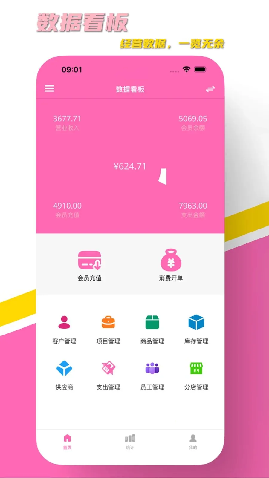 AURA美业(美业经营管理平台)截图
