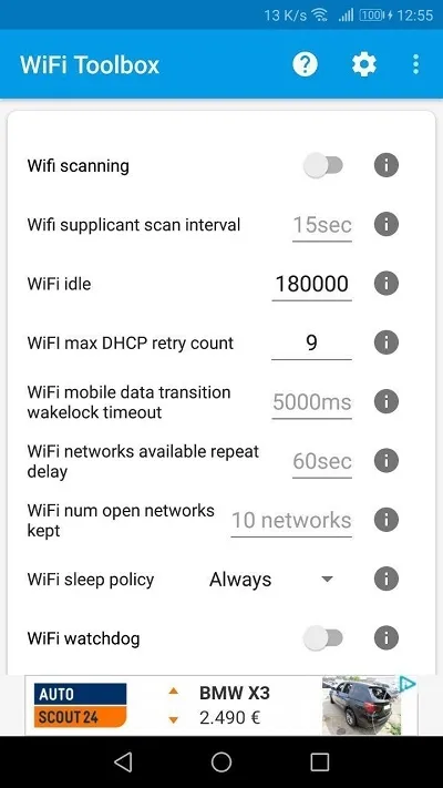wifi工具箱(网络管理工具)截图