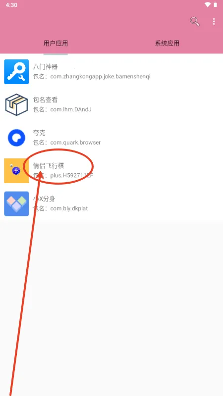 包名查看器(手机应用管理) 包名查看器(手机应用管理)