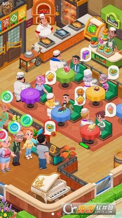 快乐晚餐故事(烹饪经营游戏)截图